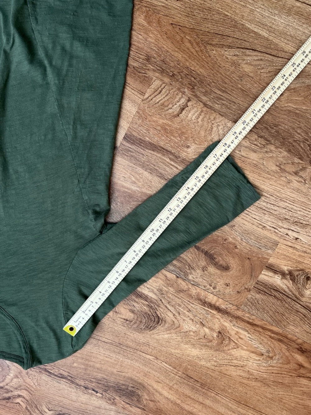 Chico’s Olive Green V-Neck Ultimate Tee 3/4 Sleeve Top Size 3 (XL) - Picture 8 of 9